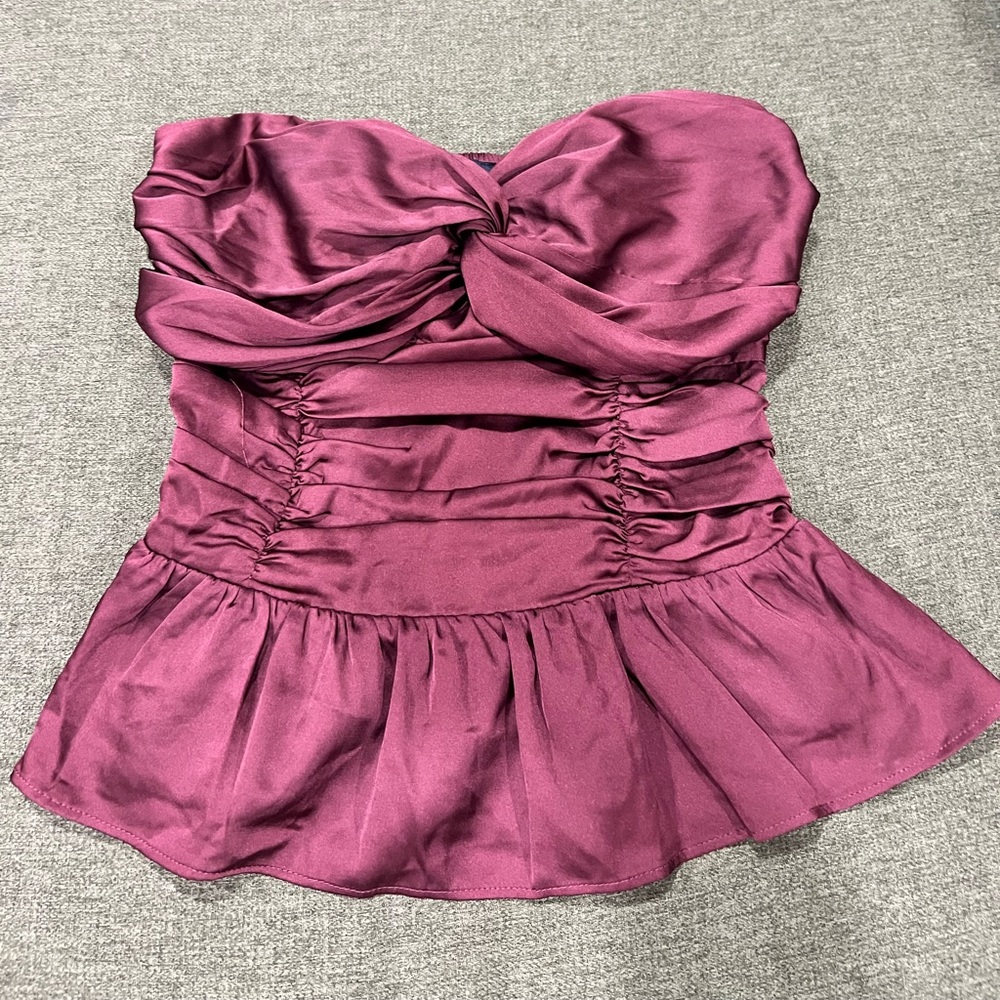 Express Strapless Dress in Mocha